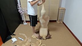Pantyhose Hogtied Encasement