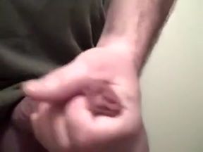 uncut wank cum