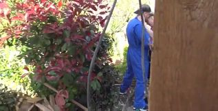 Straight Worker Fucked by Leo Rex Outdoor