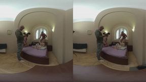 Final VR Chapter: Kristina Services Two Men And Takes Them Together!