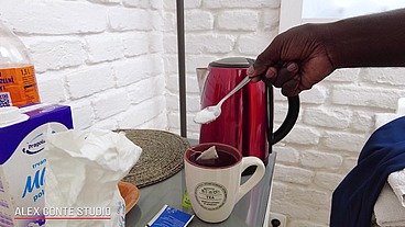 Behind the pissing scenes #Ass Collectors S1 - E10 Daniela Ortiz extreme anal with big black cock Freddy Gong.