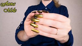Dirty Hands Fantasy with Glamorous Nails