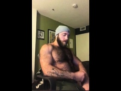 Hairy Lumberjack Shows Off his Cock ( No Cum )