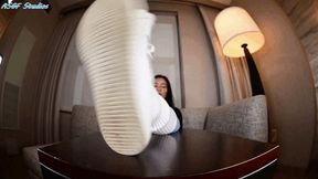 Jen returns with more sneaker, sock, sole fun!- MOV