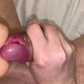 first time trying anal with pocket pussy