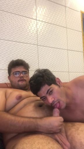 Stepcousin Sucking Chubby Gay