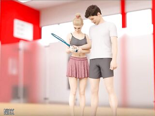 University Of Problems 171 - On The Tennis Court by MissKitty2K