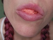 Vore Style BubbleGum Chewing with SWALLOW