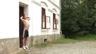 Young European Justin Conway, Maxim Moira and Lukas Pribyl, getting anal fuck