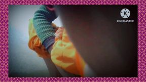 Hot Sexy Desi College Girl Coming From College Naked at Home and Stroking Her Pussy Slowly and Remembering Her Friend's Cock