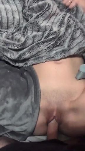 Missionary Cumshot All Over My Fleece Blankets