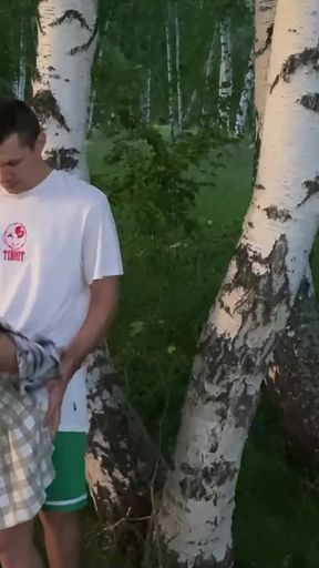 Iconic moment from &quot;Fucking hard my best friend&#039;s hot girlfriend in the forest again while he&#039;s picking mushrooms&quot;