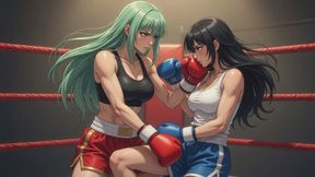 Female Boxing Stories #1: Mint Green Boxer's Sensual Ring Confession