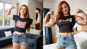 Muscle Girl AI Growth Transformation Diary