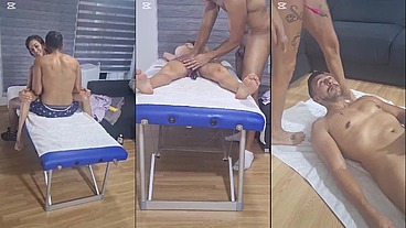 Chapter 2 on amateur, I call a masseur from sensual massages and I end up fucking him hard on the table, I end up pissing all over his face, I almost drown him.