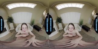 LETHAL HARDCORE VR - You Pound Your Cute Secretary In Her Stockings - Hazel Moore