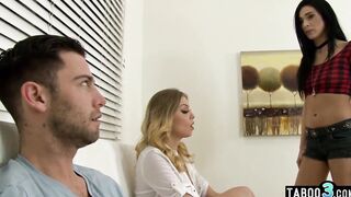 Long boobed anal GF mom Britney Amber ordering a bro