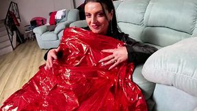 giant heart balloon pvc fetish. balloon pop, deepthroat and cum play preview