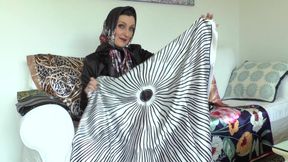 Satin Scarf Day! Cum All Over My Satin Scarf, Lady Victoria Valente