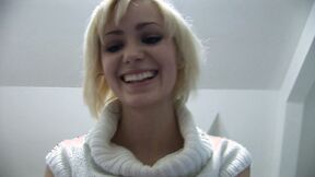 Blond Hottie Picked up & Ravaged at HomeParty