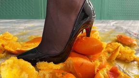 Louboutin so Kate 120 tomatoes and oranges crush, messy Louboutin, Louboutin crush, high heels tomatoes and oranges crush, messy high heels