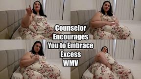 Counselor Encourages You to Embrace Excess (WMV)