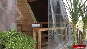 small bts of the scene  first anal ever 0% pussy for this amazing new thai girl, with a huge cock that destroys her ass!