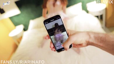 POV: Stepsister asks to take a photo for her fans, and then sucks me on video