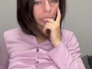 Moaning turns shaky during the countdown tease