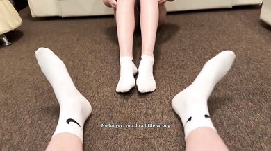 A Trainer With Big Tits Sees Her Client's Hard-On And Takes His Virginity