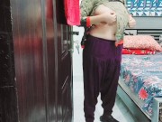 Neighbour,s Wife Fucked While She is Changing Clothes After Warm Shower