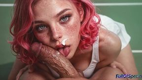 my charming tennis partner outplayed me on the court with her sex appeal while her boyfriend was busy [ai]