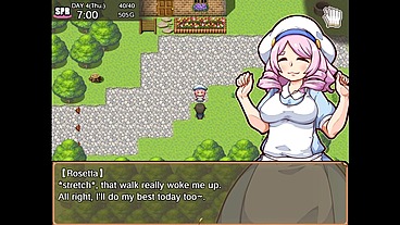 Impregnate my harem farm [ BREEDING HENTAI game ] Ep.2 learning how to make sex to a virgin cutie !