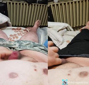 Classic home Slippen masturbating