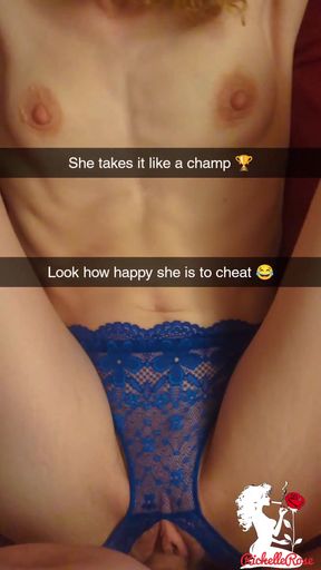 Unforgettable moment from &quot;Real Snapchat Fuck- Cheating Cumslut Begs For Creampie -Richelle Rose&quot;