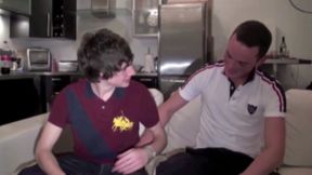 Twink fucked by 2 top