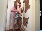 TicklishChubs: Dom Matt loves his hands roaming around Spiritmonkeys slim body