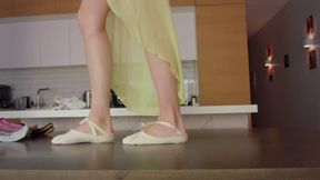 Goddess Amber Rule In The House - Creamy Ballet Shoes - Part 1 - 4K