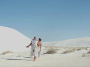 Casey Everett and Zario Travezz fuck in the desert heat