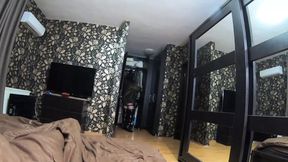 Sexy COUGAR Wearing Fur Coat Gives Rough Blowjobs