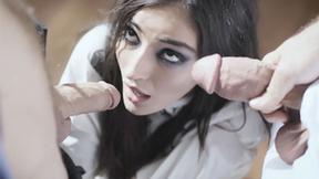 ”Teen patient fucks with doctors after fingering herself”