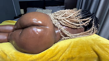 Fat Ass Black Girl Let Me Oil Her up and Fuck Her