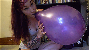Blowing Up Balloon No Popping Looner