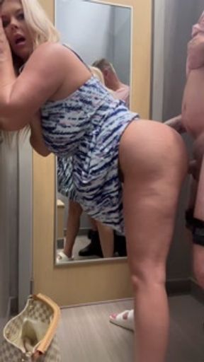 Destiny James gets fucked in dressing room