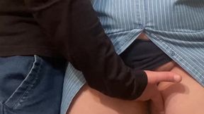 Omg! a Stranger Rubs His Dick on Me and Fingered My Pussy in the Subway!