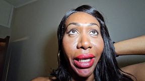 she was craving a big black cock, maya and luca pov adventure with trans lana.