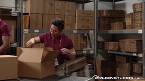 FalconStudios - Warehouse Asian Jock Gets Fucked By Coworker's BBC