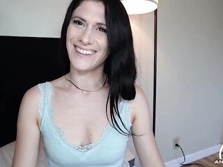 Hot French Tutor Hope Fontaine Squirts & Cums On Student's Biggest Dick