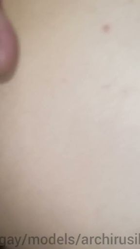 The military man fucked the young obedient slave with his big dick and filled him with sperm! Part 2   Clip 1