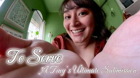 To Serve: A Tiny’s Ultimate Submission